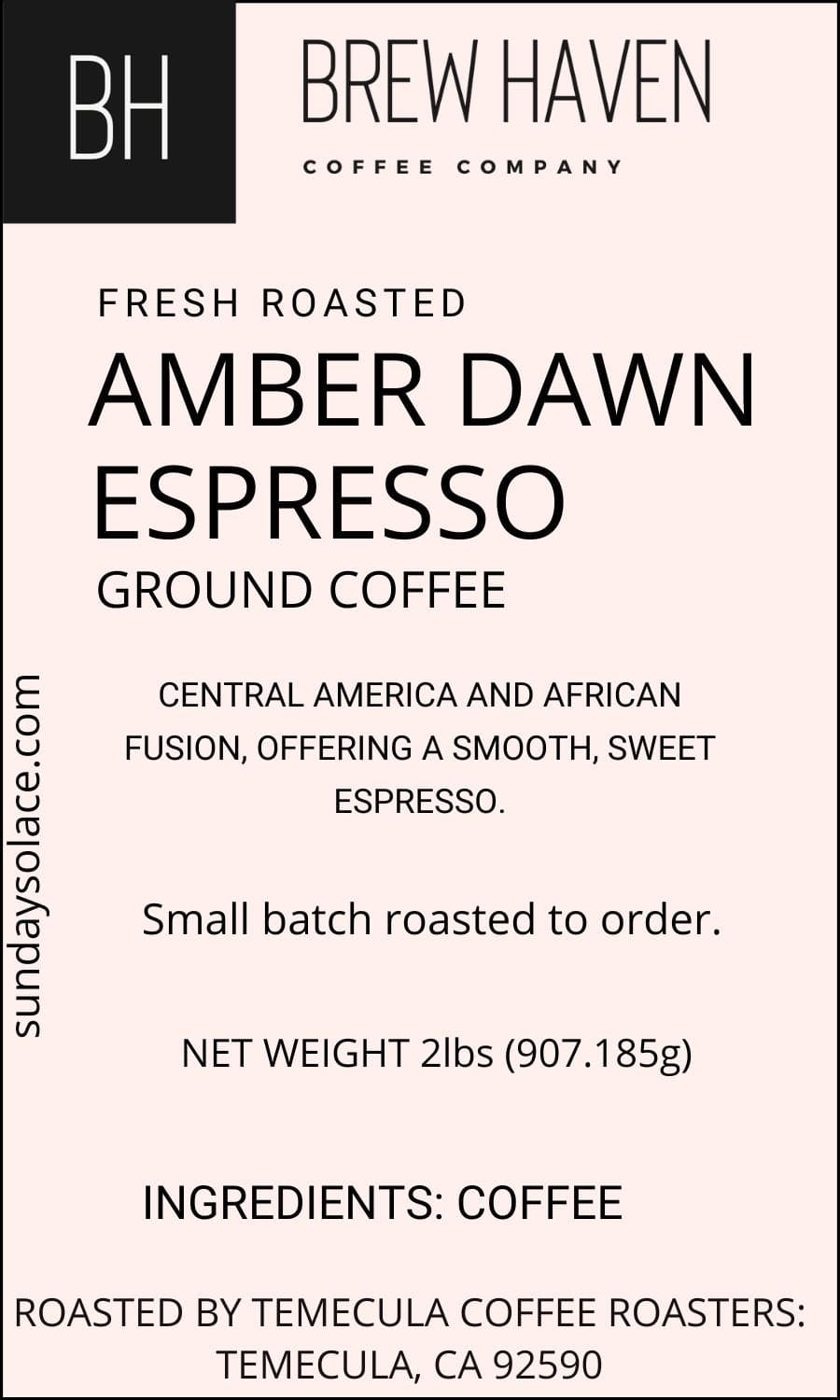 Amber Dawn Espresso
